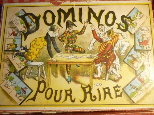 Ancien jeu dominos pour - dominos, rire