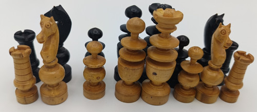 Ancien jeu échecs bois - ancien,