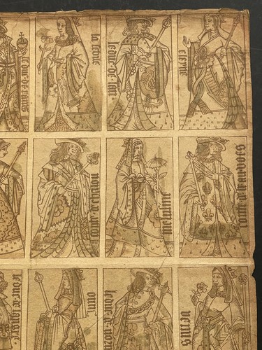 Grande planche ancienne cartes